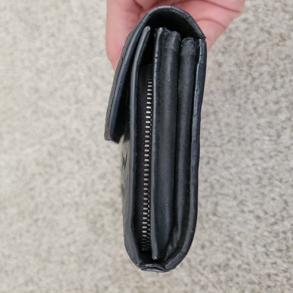 Bottega Veneta Intrecciato Weave Leather Continental Wallet Black - Picture 9 of 15